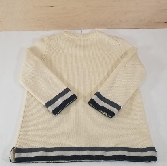 J Crew Triple Tipped Sweater Off White Size XS - Picture 3 of 4